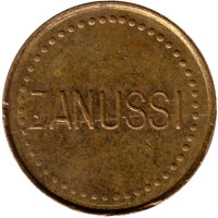 Прачечный жетон. ZANUSSI. Италия.