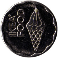 Жетон торгового автомата. Мороженое. Ikea Food. США.